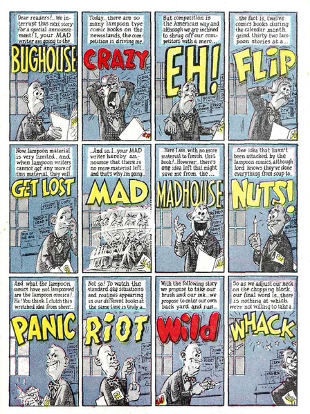 When comic books were a Panic
